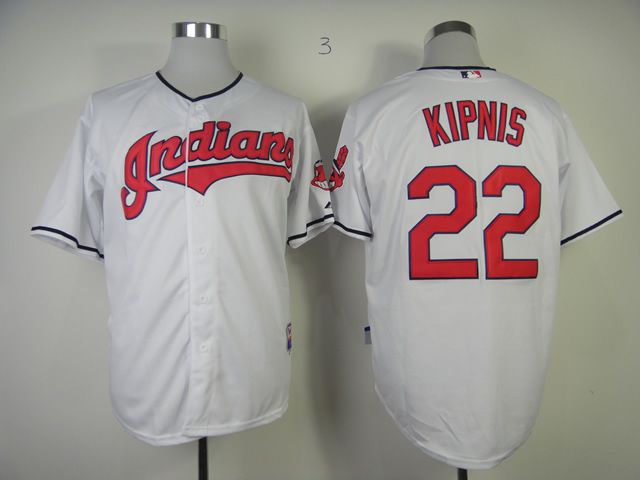 Men Cleveland Indians #22 Kipnis White MLB Jerseys